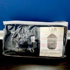 7 AM Le Sac igloo Size M 6-18 months Black Stroller Car seat cover .